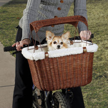 Load image into Gallery viewer, Tagalong Wicker Bicycle Basket