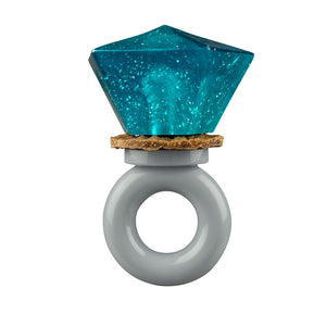 Jewel Pop Treat Ring Holding Dog Toy