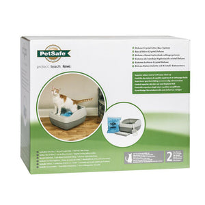 Deluxe Crystal Litter Box System