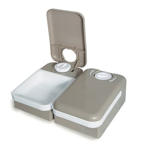 2 Meal Pet Feeder