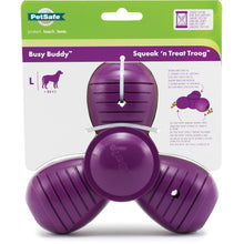 Load image into Gallery viewer, Busy Buddy™ Squeak &#39;n Treat Troog
